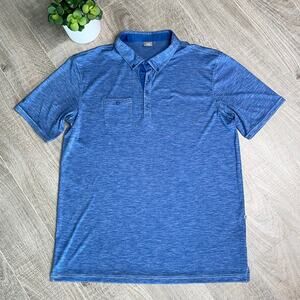 PING Sensorcool Men's Blue Short Sleeve Golf Polo Shirt